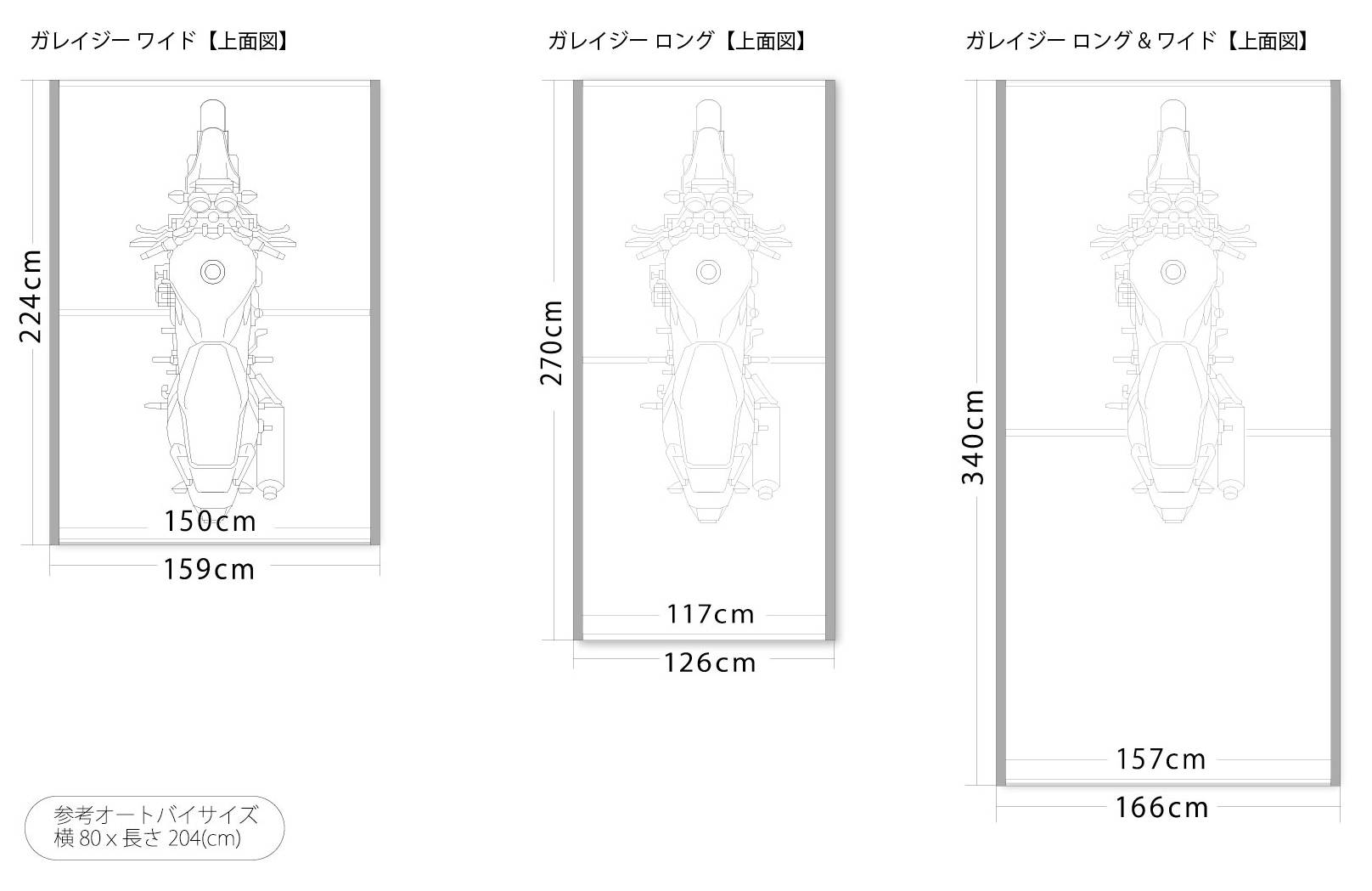 ロングの詳細 バイクガレージ ガレイジー